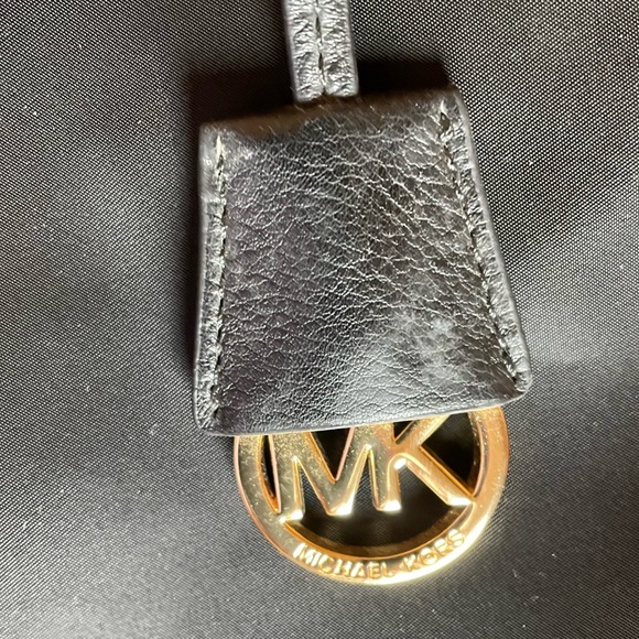 Michael Kors Black Polyester Morgan MD Zippered Tote; Fair Used Condition - Picture 8 of 14